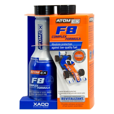 Захист двигуна внутрішнього згоряння (дизель) XADO ATOMEX F8 Complex Formula