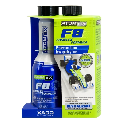 Захист двигуна внутрішнього згоряння (бензин) XADO ATOMEX F8 Complex Formula