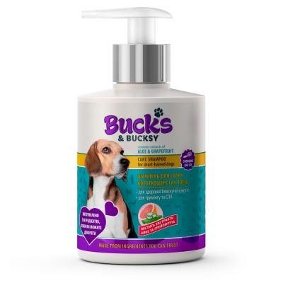 Шампунь для собак короткошерстих порід BUCKS & BUCKSY®