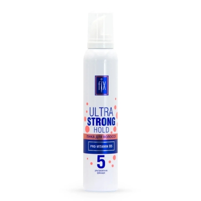 Пінка для волосся DOMO FIX №5 Ультрасильна фіксація