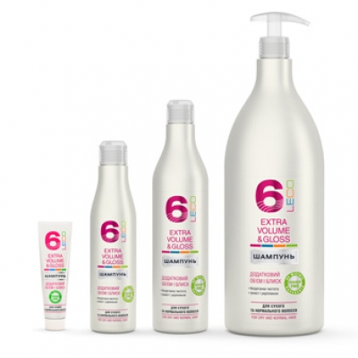 Шампунь LECO «Додатковий об’єм і блиск»