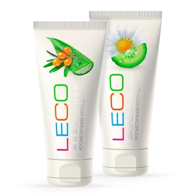 Набір Крем для рук LECO "Живильний" + Крем для рук LECO "Зволожувальний"