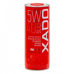 Моторна олива XADO Atomic Oil 5W-40 SL/CF RED BOOST синтетична 1 л (XA 26106)