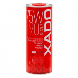 Трансмісійна олива XADO Atomic Oil 75W-90 GL 3/4/5 RED BOOST 1 л (XA 26118)
