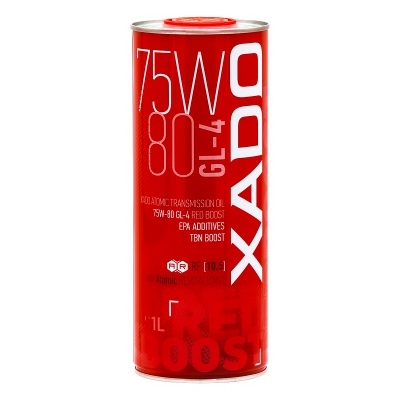Трансмісійна олива XADO Atomic Oil 75W-80 GL 4 RED BOOST