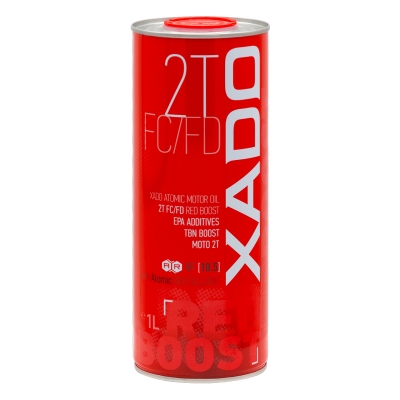 Моторна олива для мототехніки XADO Atomic Oil 2T FC/FD RED BOOST