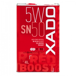 Моторна олива XADO Atomic Oil 5W-50 SN RED BOOST синтетична 4 л (ХА 25293_1)