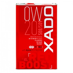 Моторна олива XADO Atomic Oil 0W-20 508/509 RED BOOST синтетична 4 л (ХА 25294)