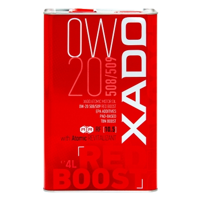 Моторна олива XADO Atomic Oil 0W-20 508/509 RED BOOST синтетична