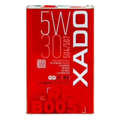 Моторна олива XADO Atomic Oil 5W-30 504/507 RED BOOST синтетична