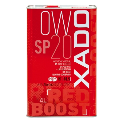 Моторна олива XADO Atomic Oil 0W-20 SP RED BOOST синтетична