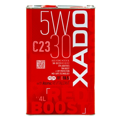 Моторна олива XADO Atomic Oil 5W-30 C23 RED BOOST синтетична