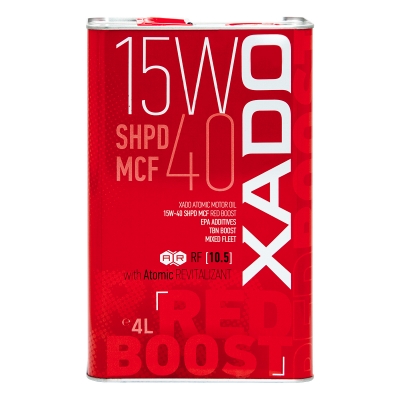 Моторна олива  XADO Atomic Oil 15W-40 SHPD MCF RED BOOST мінеральна