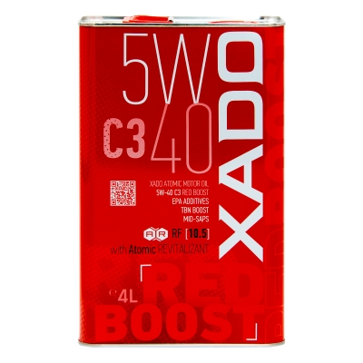 Моторна олива XADO Atomic Oil 5W-40 C3 RED BOOST синтетична