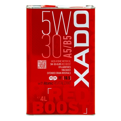 Моторна олива  XADO Atomic Oil 5W-30 A5/B5 RED BOOST синтетична