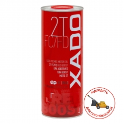 Моторна олива для мототехніки XADO Atomic Oil 2T FC/FD RED BOOST 1 л (XA 26199)