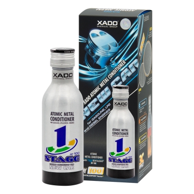 Атомарний кондиціонер металу для нових двигунів XADO 1 Stage New Car з ревіталізантом