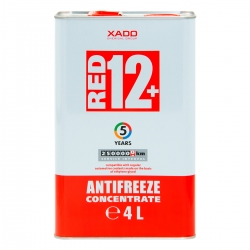 Антифриз для двигуна XADO Antifreeze Red 12+  Концентрат 4 л (XA 50301_1)