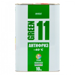 Антифриз для двигуна XADO Antifreeze Green 11 -40⁰С 10 кг (XA 50406_)
