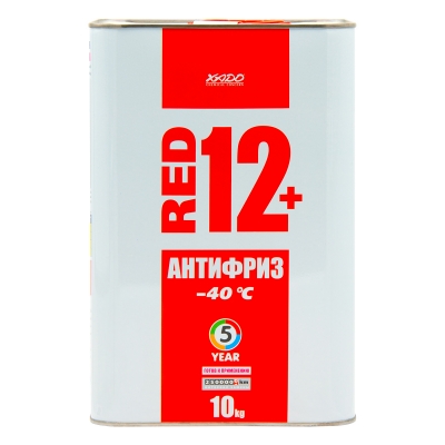Антифриз для двигуна XADO Antifreeze Red 12+  -40⁰С