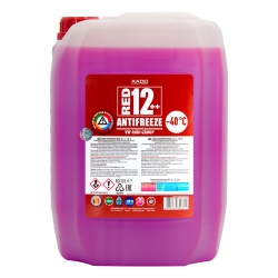 Антифриз для двигуна XADO Antifreeze Red 12++ -40⁰С 10 кг (XA 53409)