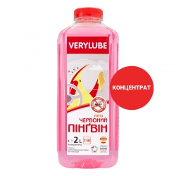 Літній омивач скла VERYLUBE Червоний Пінгвін 2 л (ХВ 50112)