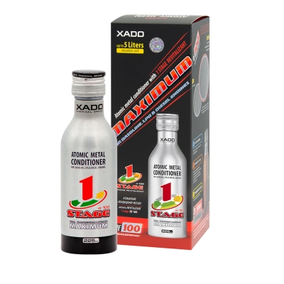 Атомарний кондиціонер металу для відновлення двигуна XADO 1 Stage Maximum з ревіталізантом (НОВА Формула)