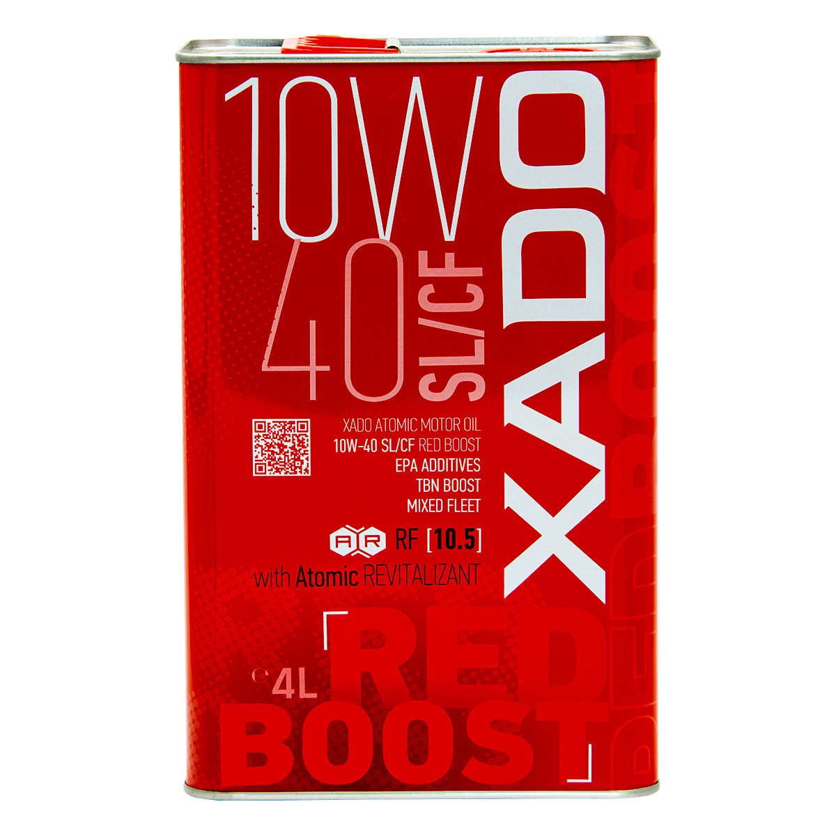 Моторна олива  XADO Atomic Oil 10W-40 SL/CF RED BOOST напівсинтетична