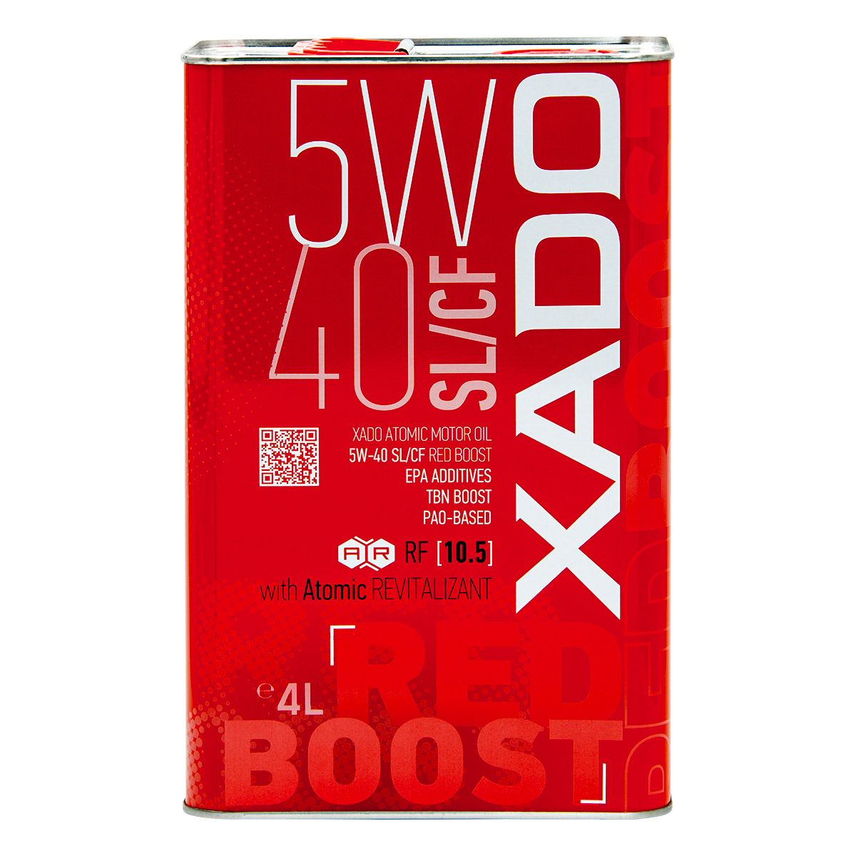 Моторна олива XADO Atomic Oil 5W-40 SL/CF RED BOOST синтетична