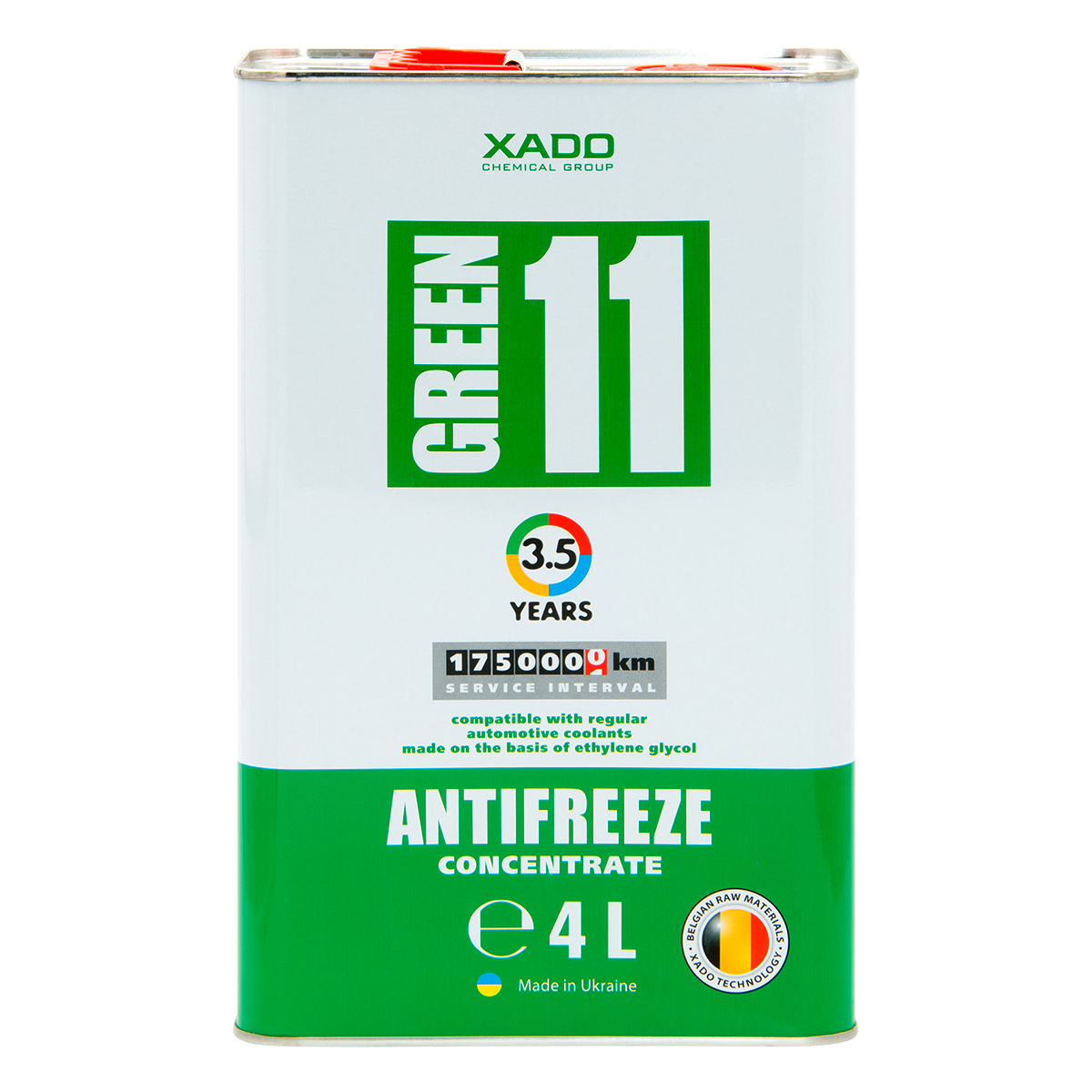 Антифриз для двигуна XADO Antifreeze Green 11 Концентрат
