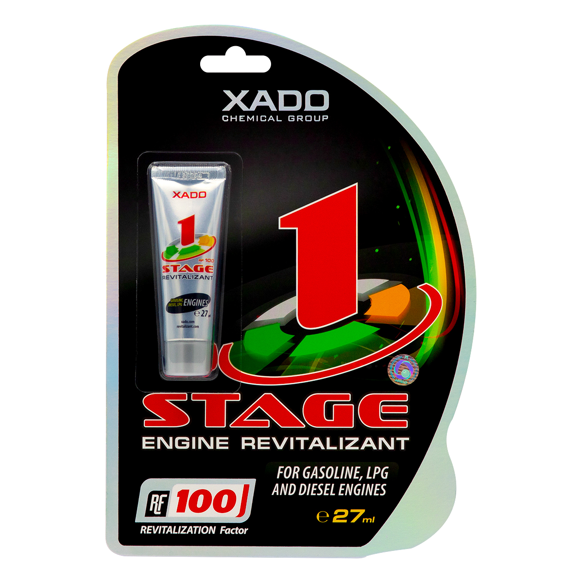 Ревіталізант для відновлення бензинових, газових та дизельних двигунів XADO 1 Stage Revitalizant